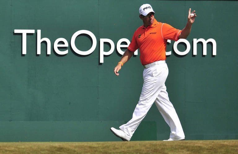 Westwood bertugas di Open