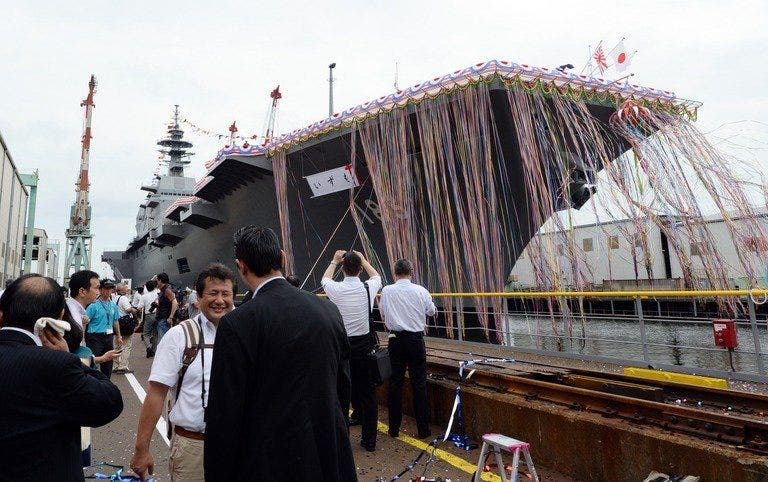 Angkatan Laut Jepang Meluncurkan Kapal Perang Terbesar Sejak Perang Dunia II