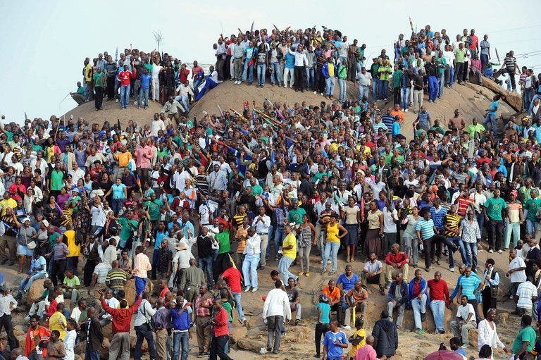 Afrika Selatan merayakan peringatan pembantaian Marikana