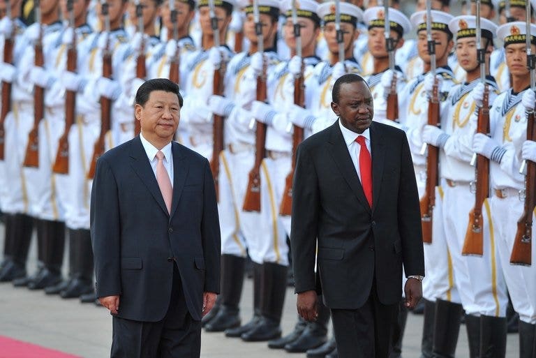 Kenyan president welcomed on China visit | Fox News