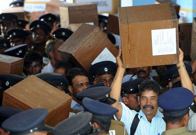 Warga Tamil di Sri Lanka memilih setelah perang selama beberapa dekade