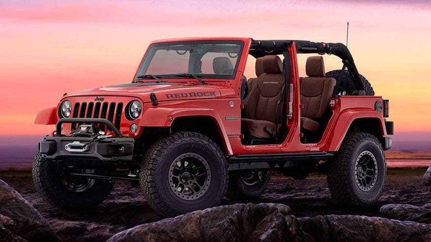 Jeep Wrangler Red Rock Concept rocks SEMA 2015