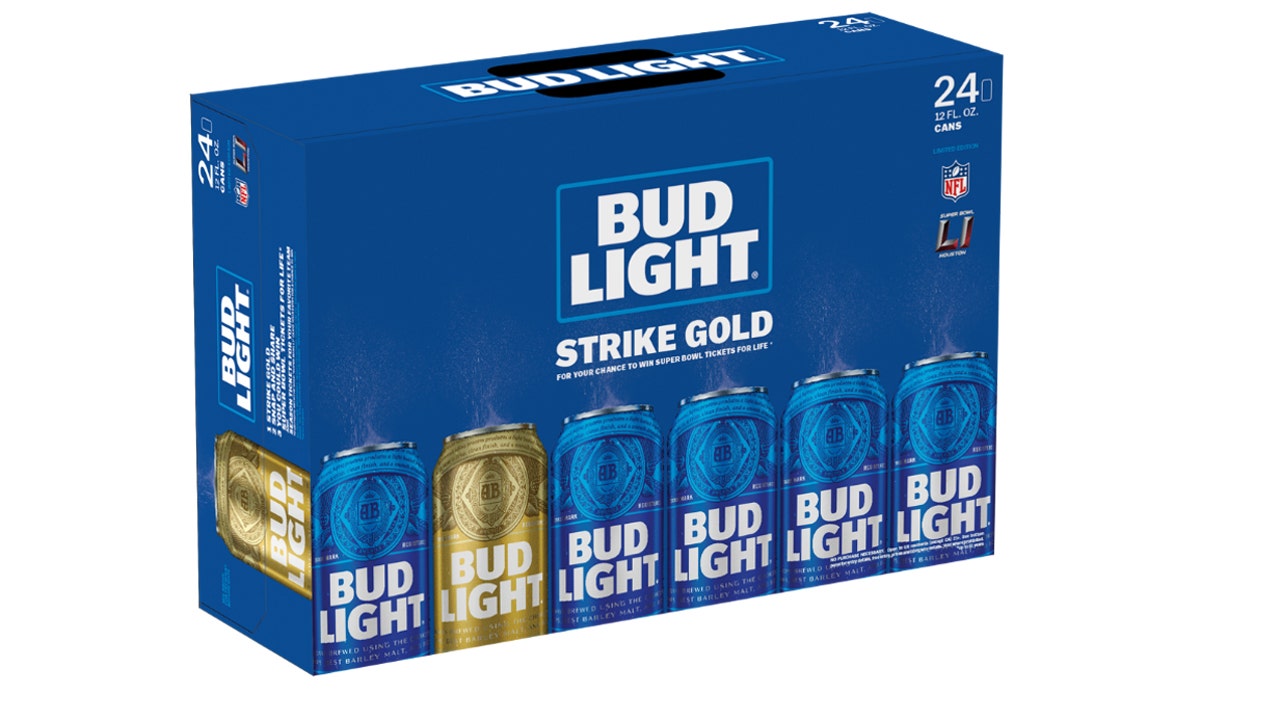 Find golden Bud Light can, win Super Bowl tickets for life