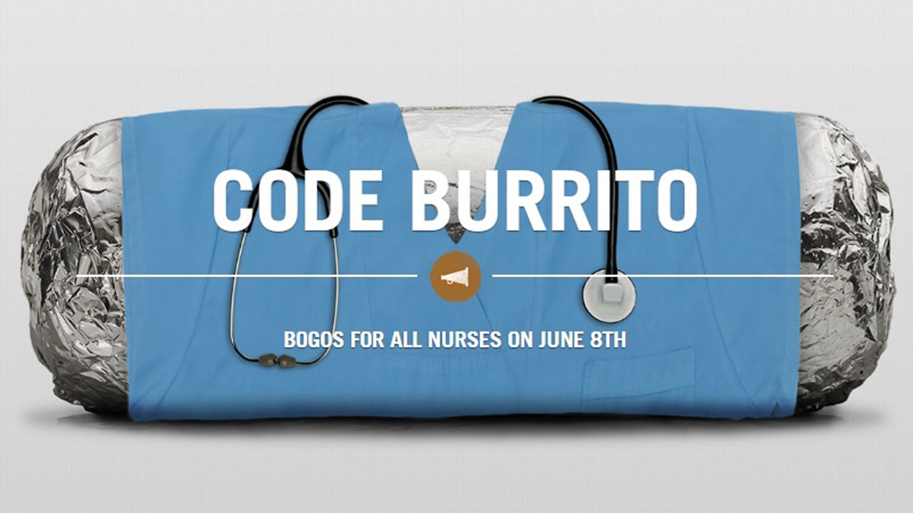 Chipotle honoring nurses with free food today Fox News