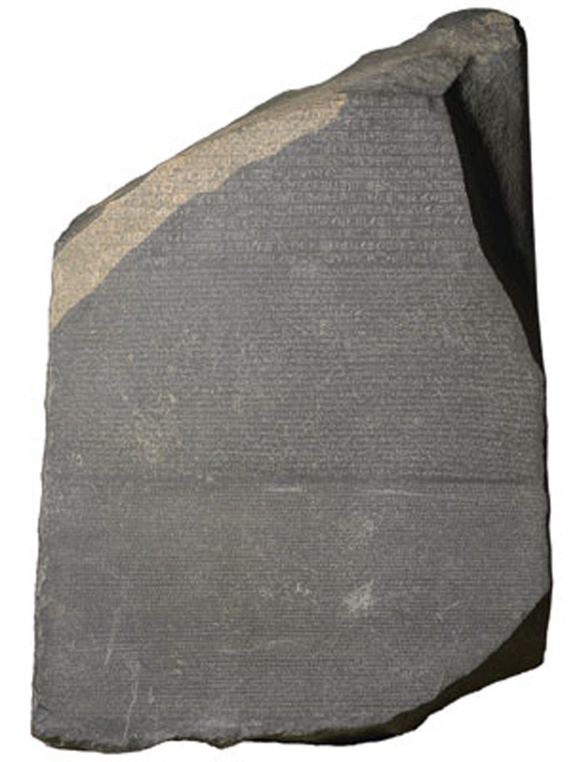 The British Museum publishes the first 3D scan of the Rosetta Stone
