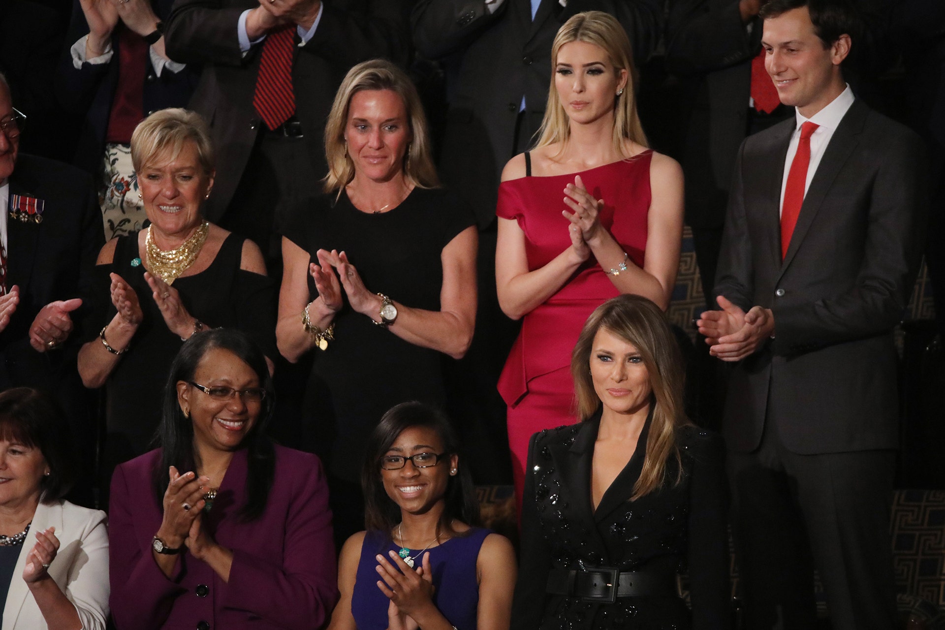 PHOTOS: Key moments of President Trump’s first address to Congress ...