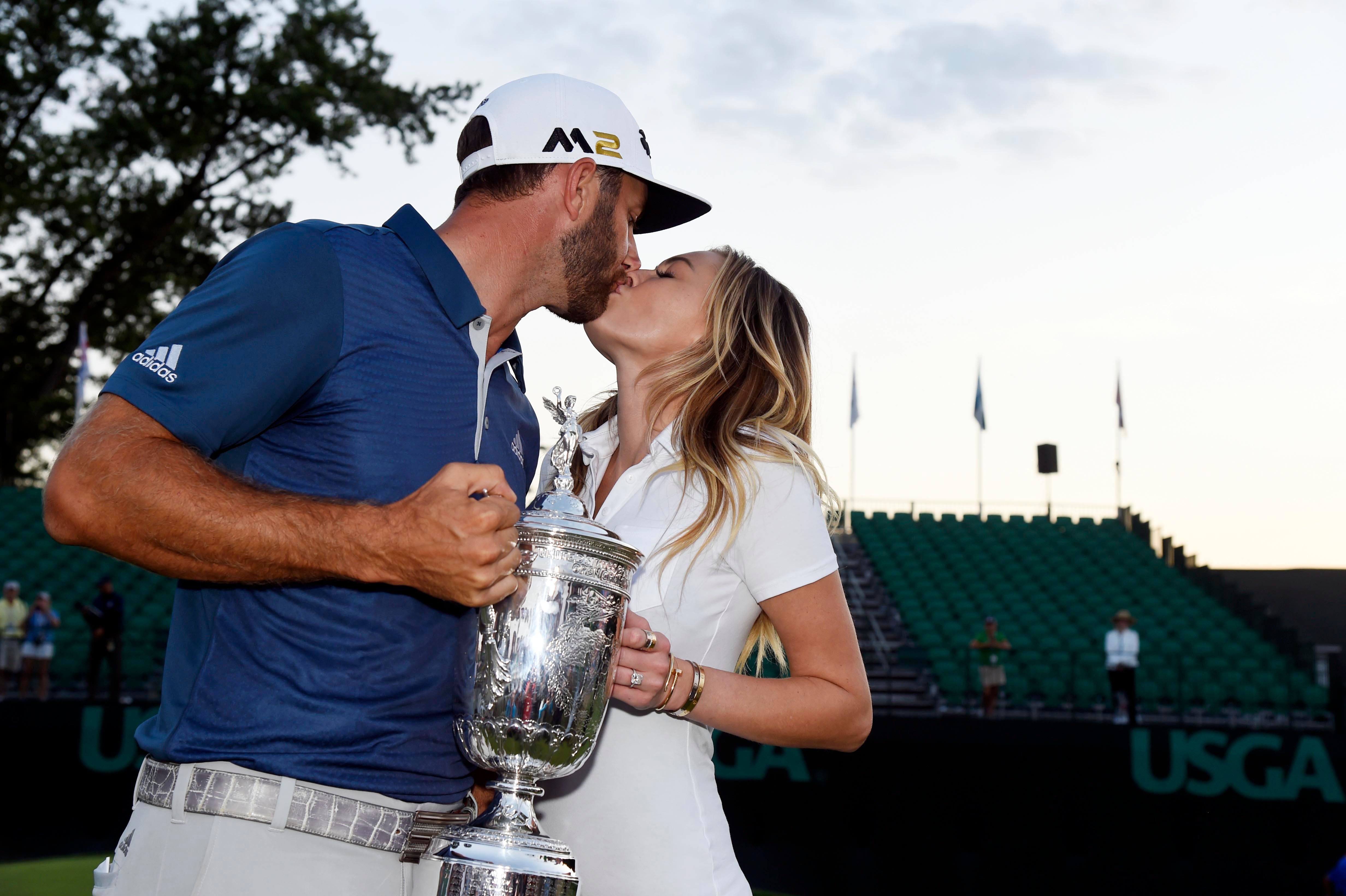 Paulina Gretzky defends fiance Dustin Johnson's absence from Olympics