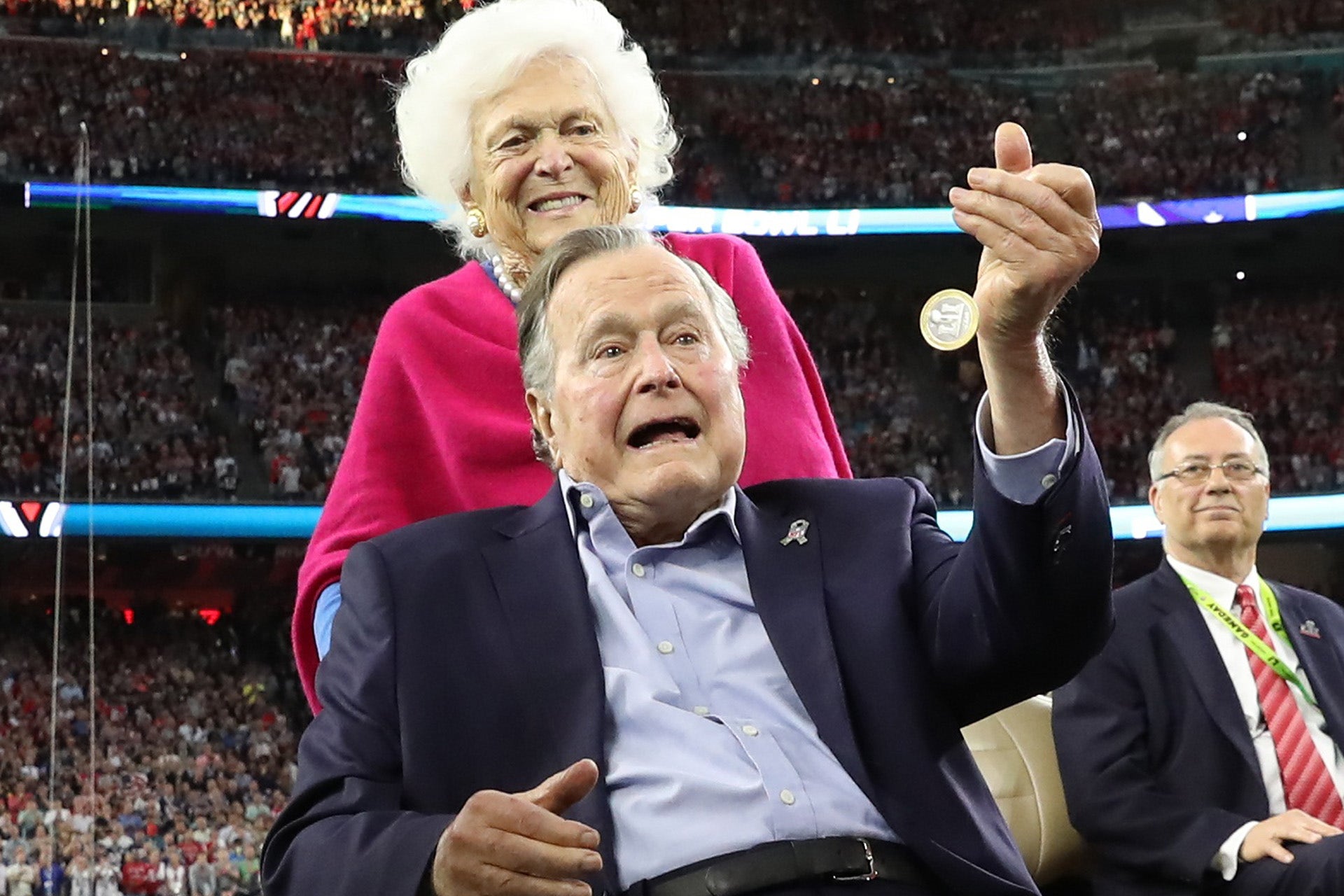 H.W. Bush hospitalized due to 'mild case of pneumonia' Fox News
