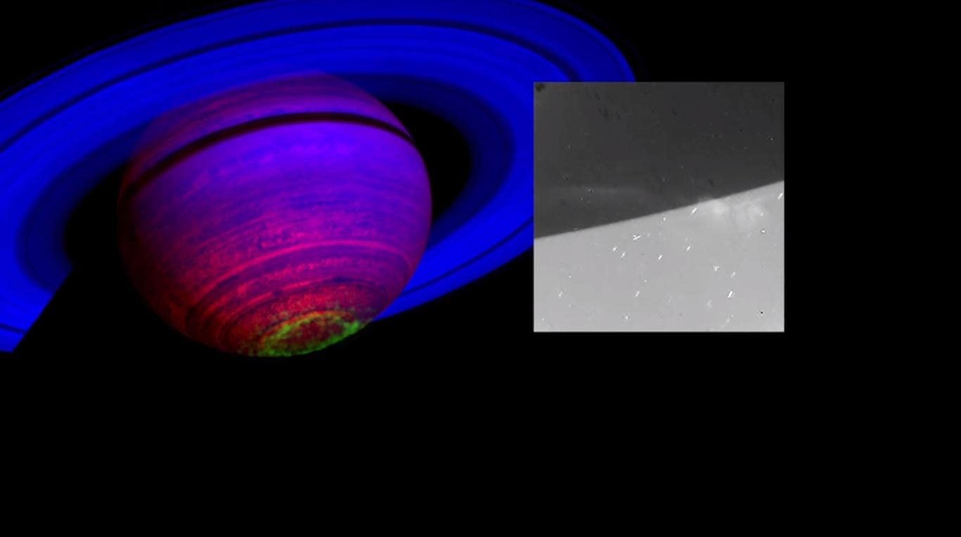 Жизнь на сатурне. Северное сияние на Сатурне. Полярное сияние на Сатурне. Аппарат Кассини на Сатурне. Сатурн Планета Полярные сияния.