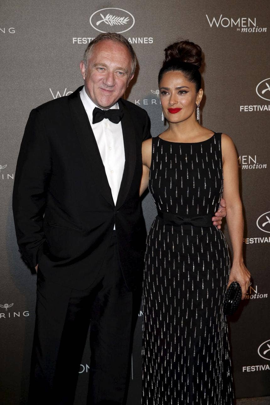 Salma Hayek's Billionaire Husband Vows to Rebuild Notre-Dame