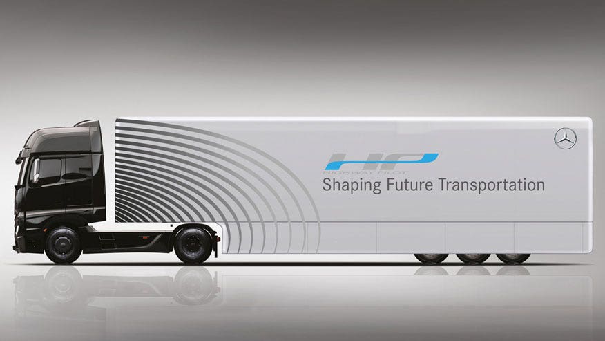 Production-ready Mercedes autonomous truck takes to the Autobahn