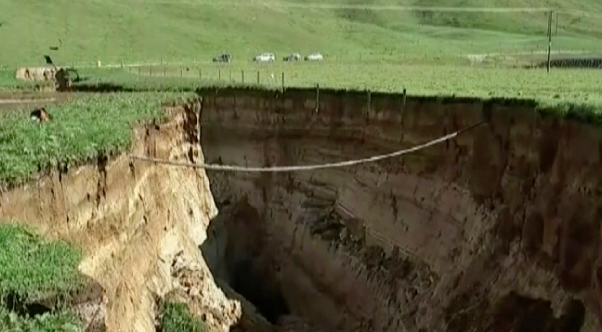 Spectacular 6 Story Deep Sinkhole Opens On New Zealand Farm Fox News