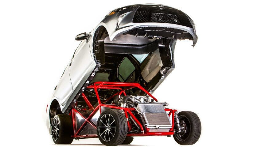 Toyota Camry 'sleeper' drag car uncovered at SEMA