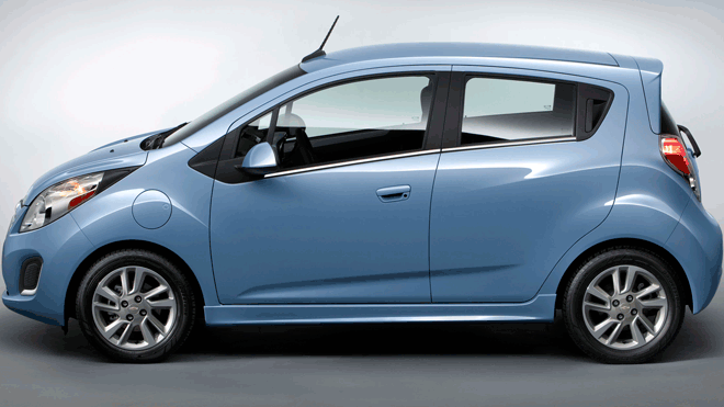 2014 Chevrolet Spark EV u2013  high tech electric city car priced below $25,000.