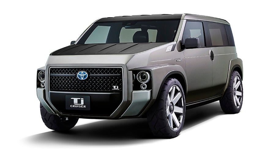 Toyota TJ Cruiser hybrid is a tiny sport utility minivan, or something