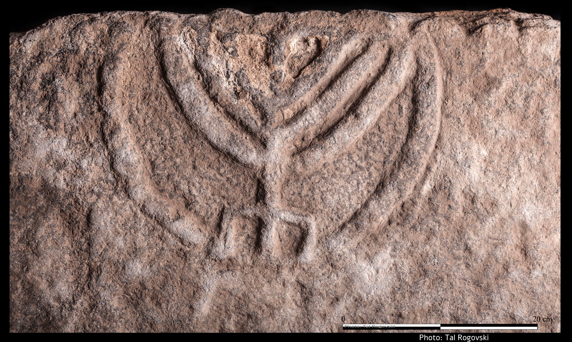 Ancient menorah stamp used to mark kosher bread unearthed