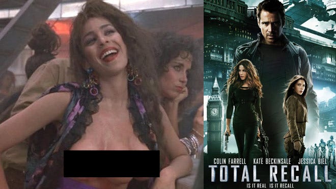 Three breasted lady appears topless in 'Total Recall' reboot, des...
