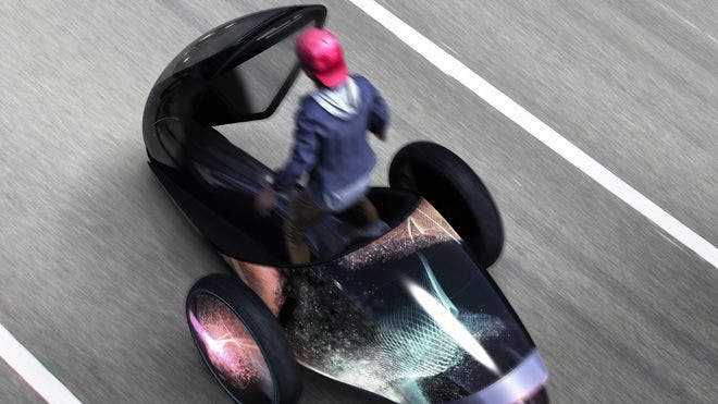 Toyota designs a stand-up car