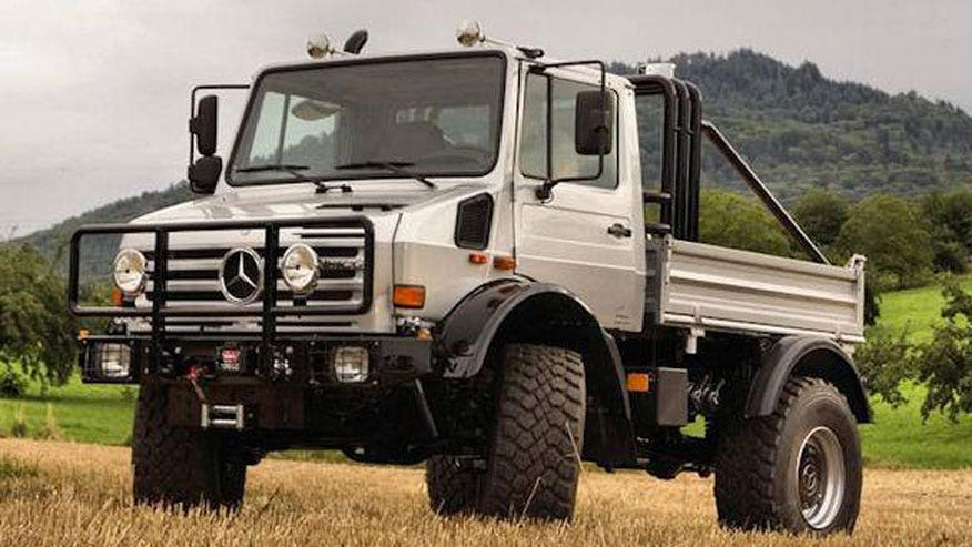 Arnold Schwarzenegger's incredible Mercedes Unimog for sale on Ebay