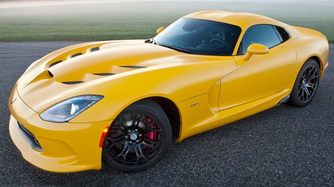 2013 SRT Viper priced at  $99,390