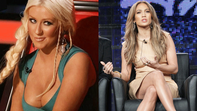 Christina Aguilera is a judge on 'The Voice,' Jennifer Lopez is a judge on 'American Idol.'