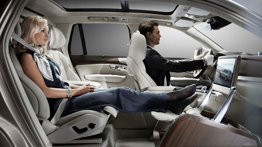 Volvo Lounge Console lets compact car owners join the chauffeur-driven class