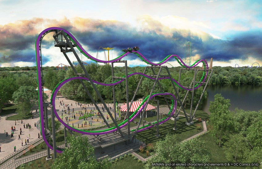 No laughing matter Six Flags Joker coaster gets stuck with riders