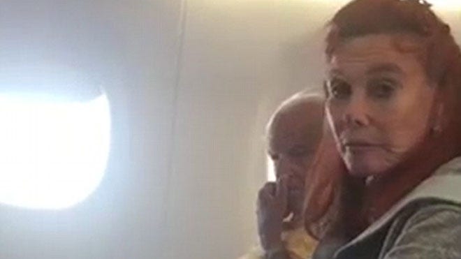 Irate woman is kicked off plane for refusing to put her dog in pet ...