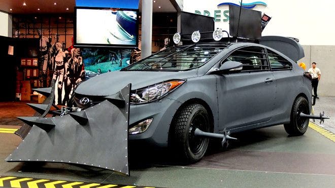 Hyundai shows off its zombie-proof Elantra coupe