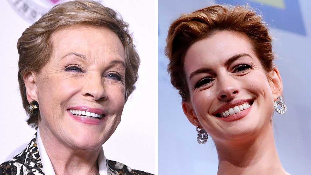 Anne Hathaway wishes 'Queen Eternal' Julie Andrews a happy birthday in ...