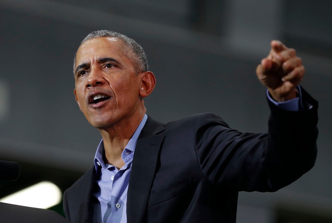Obama wades deeply into politics, backing Newsom and touting Biden's agenda
