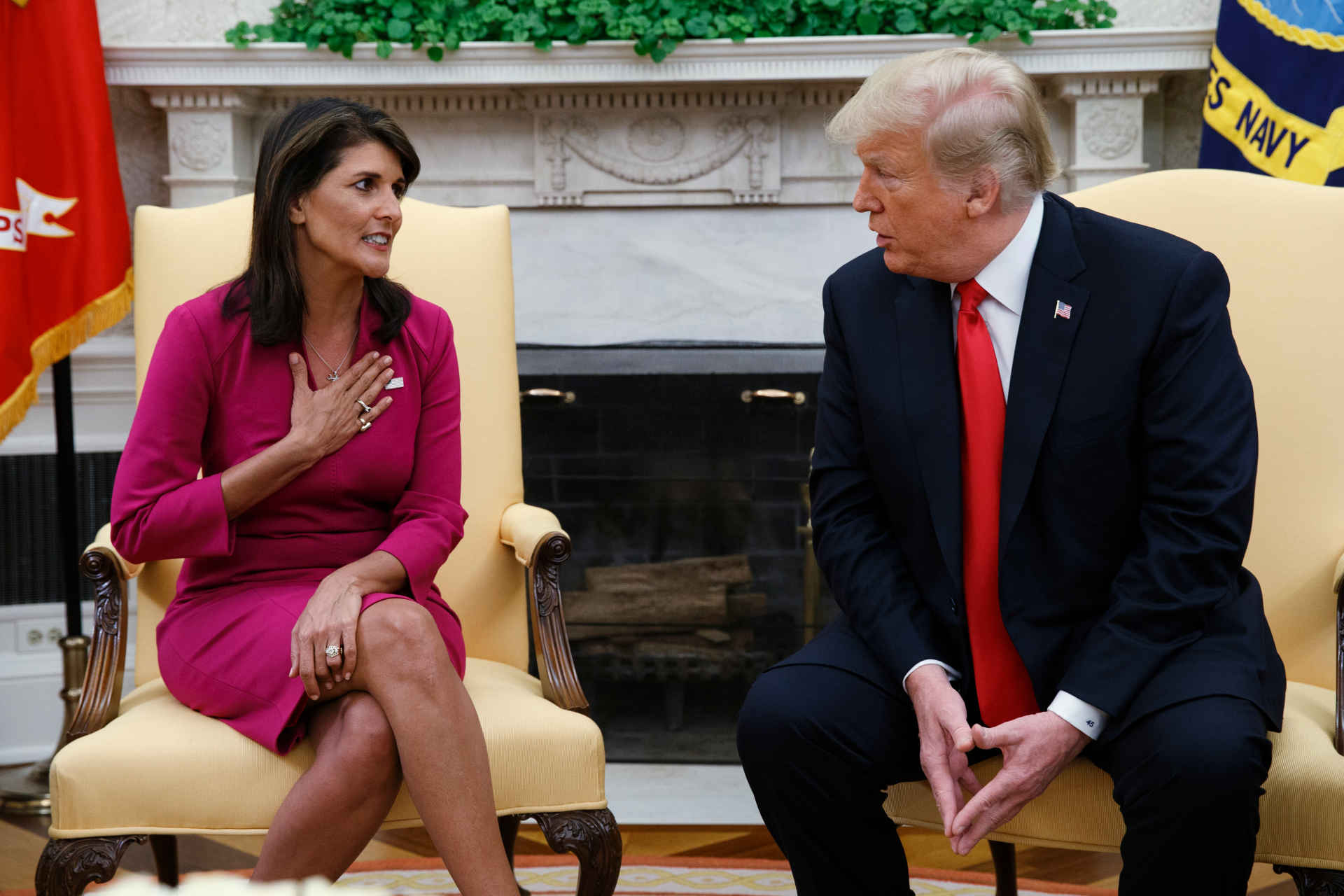 Nikki Haley says Trump 'let us down'