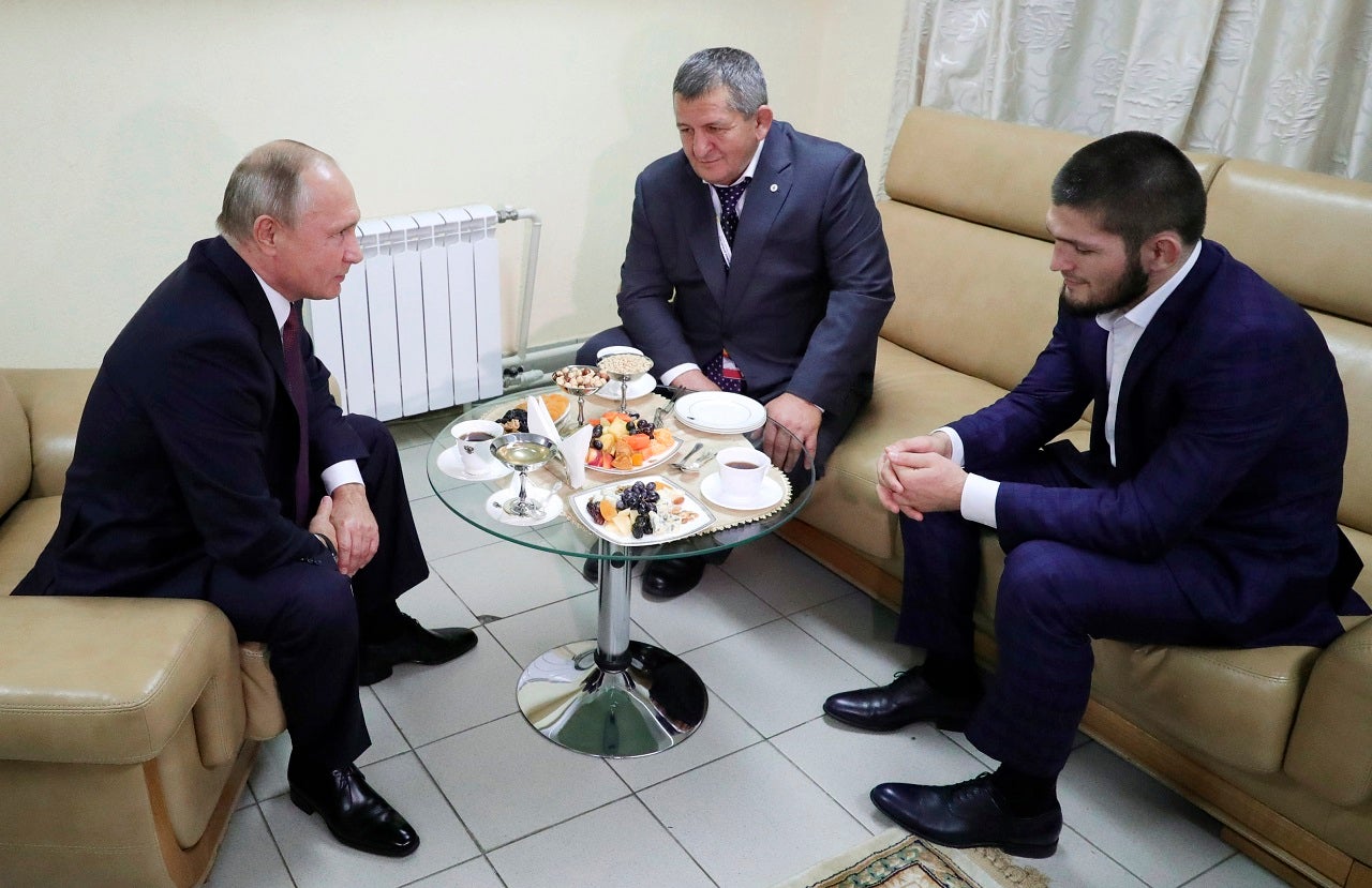 Putin praises Nurmagomedov for ‘convincing’ UFC victory, defends fighter’s actions in post-fight brawl