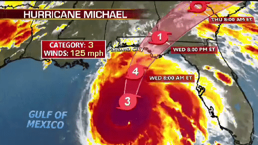 Hurricane Michael strengthens to Category 4 storm, considered 'extremely dangerous'