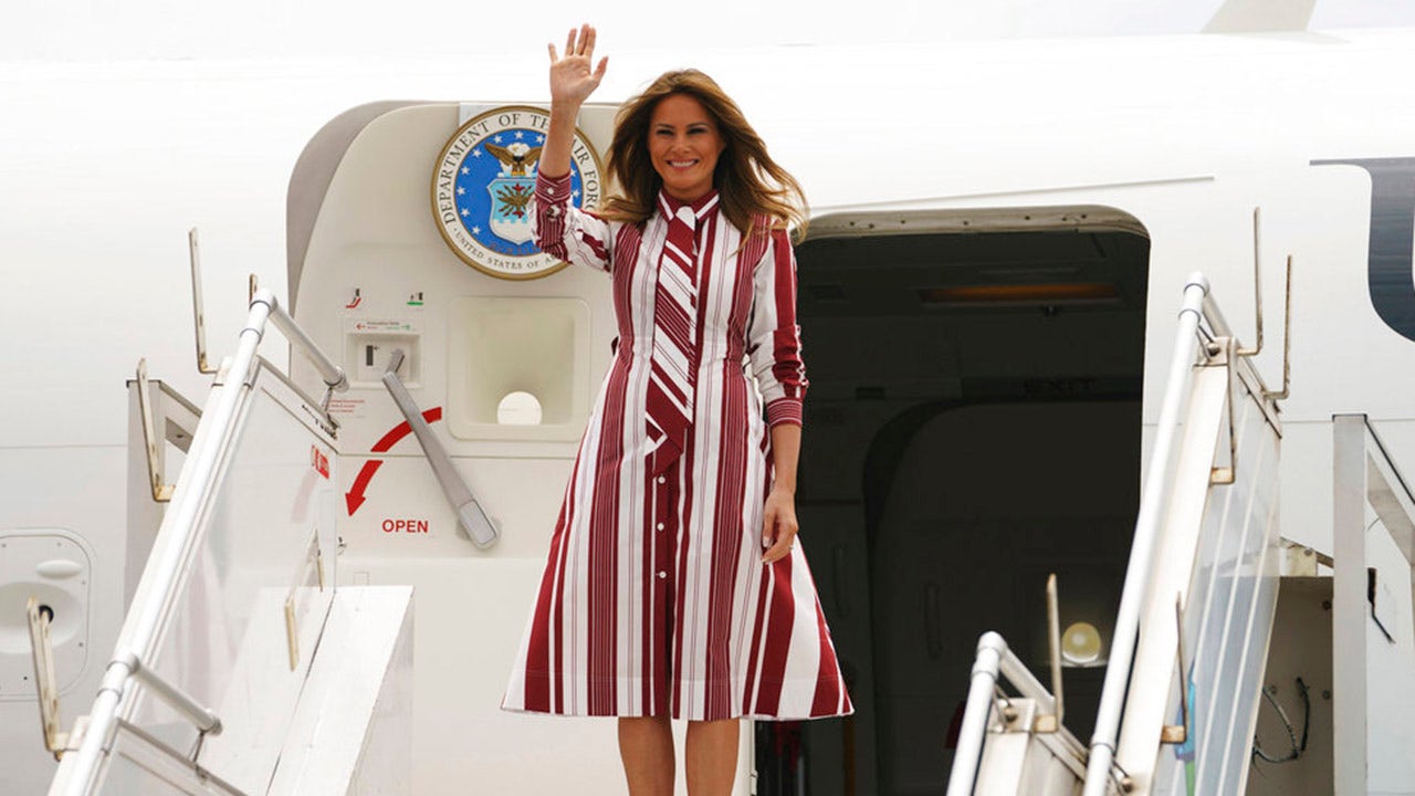 Melania Trump tours African nations on first solo international trip as first lady
