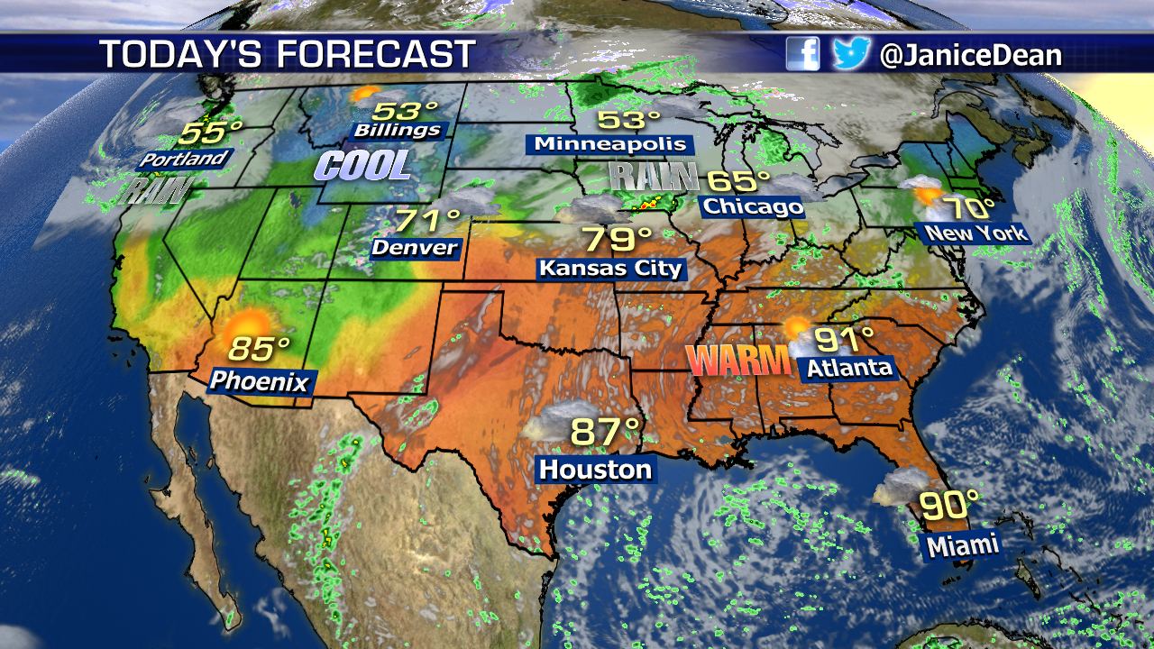 Heavy rain across the Plains, early season snow and we're watching the ...