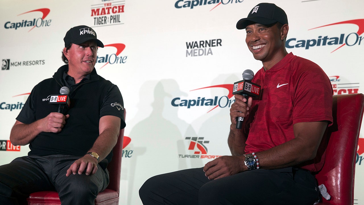Tiger Woods, Phil Mickelson make side bet ahead of one-on-one match in Las Vegas Fox News