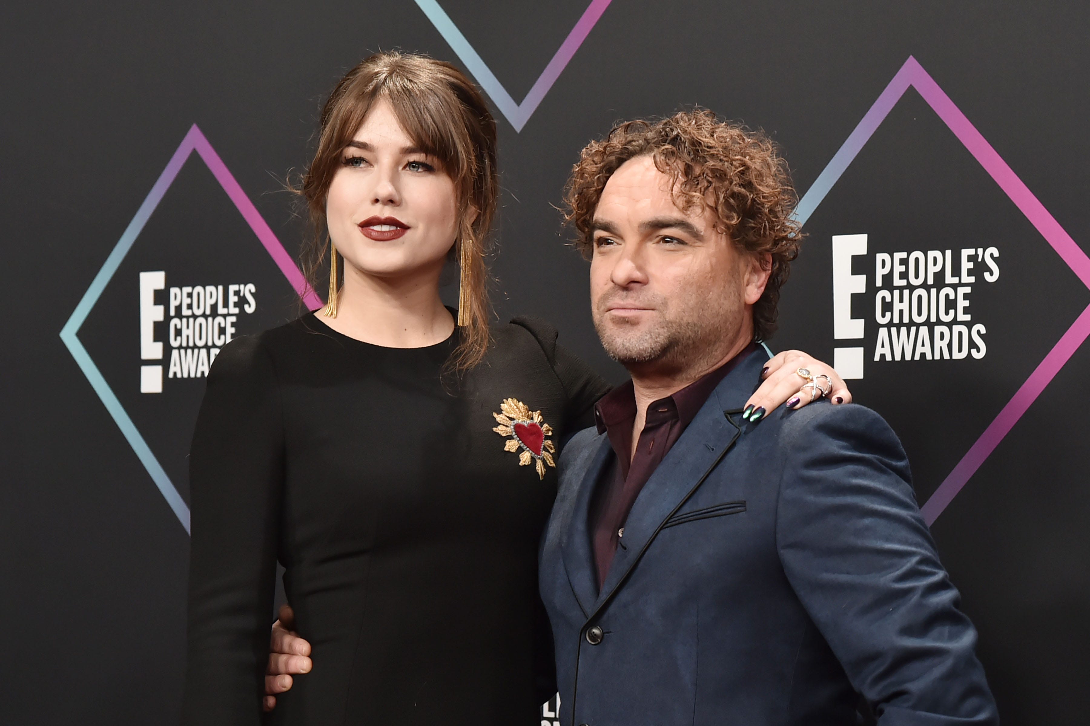 Who is johnny galecki married to