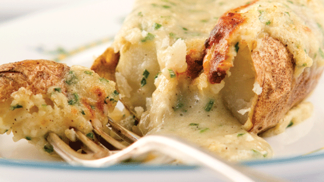Double-Stuffed Baked Potatoes