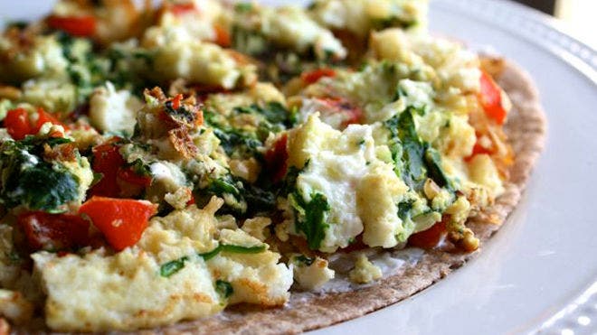 Egg White Breakfast “Pizza”