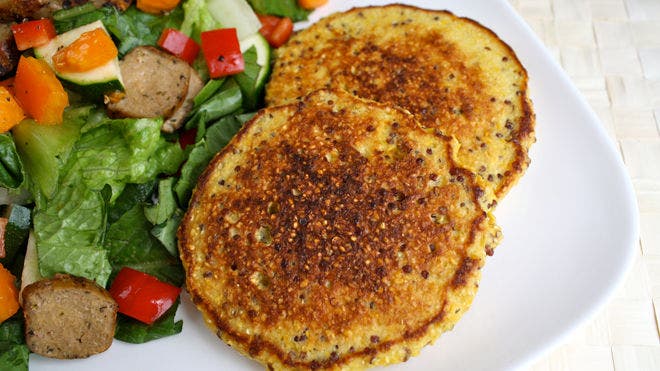 Honey Mustard Quinoa Corncakes