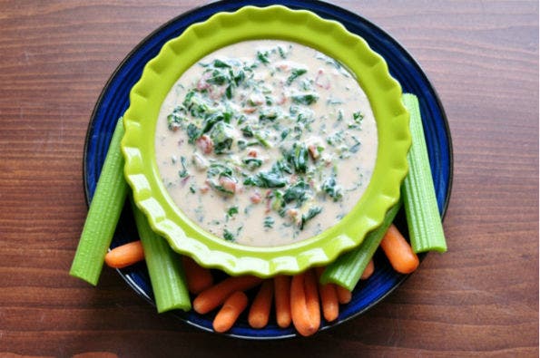 Cheesy Spinach and Bacon Dip