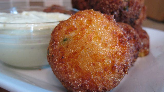 Cheddar Jalapeno Hush Puppies