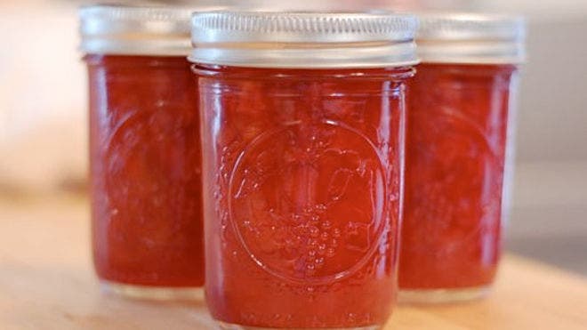 Amaretto and Rainier Cherry Jam