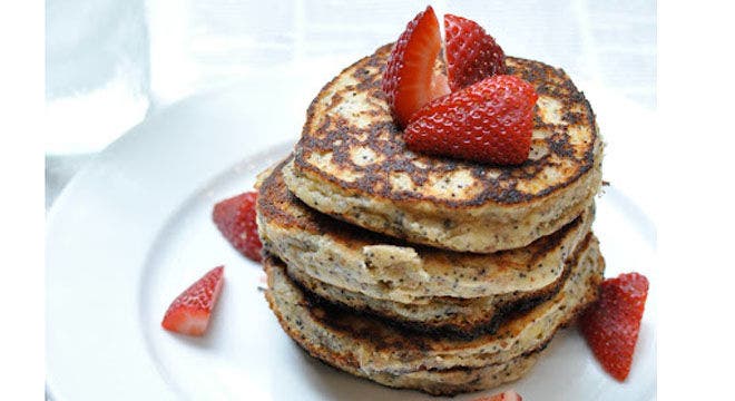Lemon Poppy Seed Pancakes
