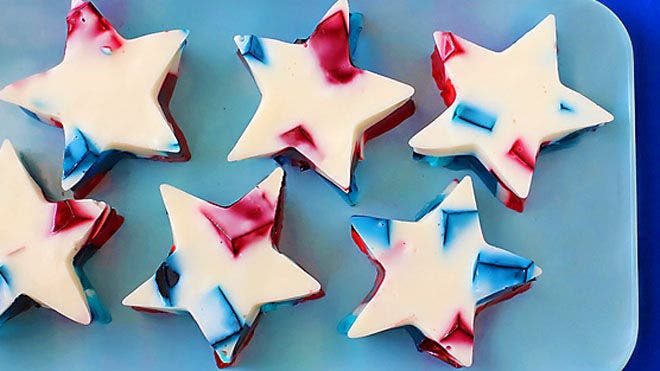 Stained Glass Jello stars