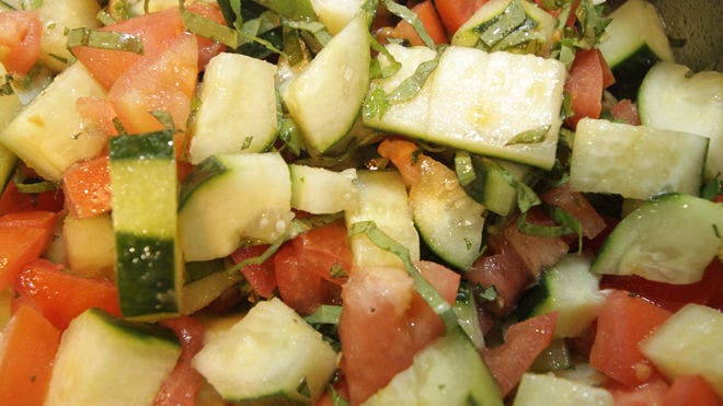 Tomato Cucumber Salad