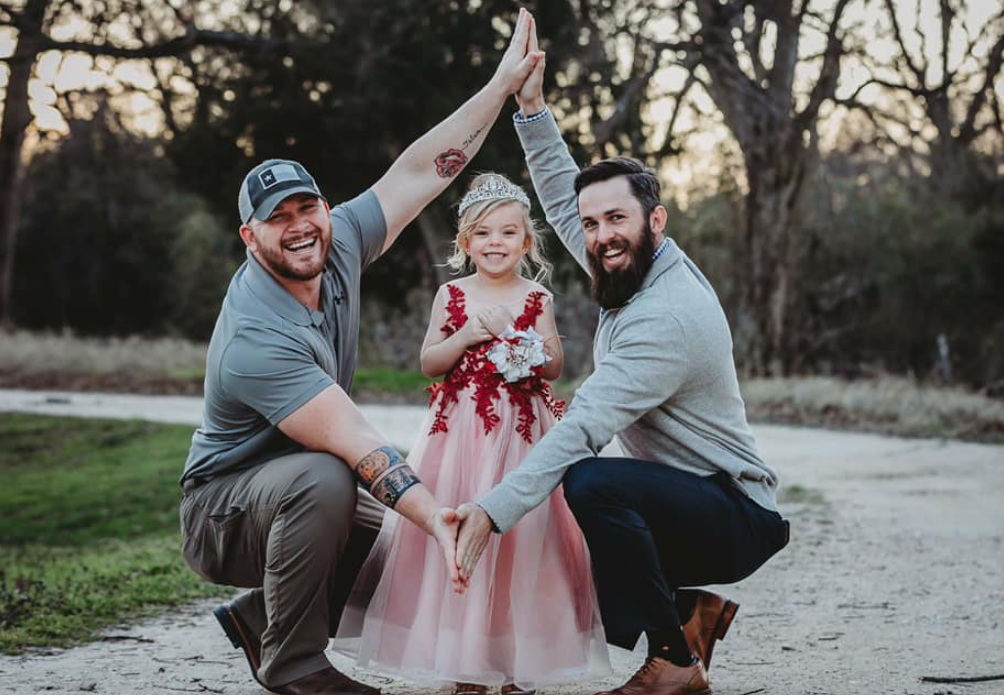 Picture Of Dad Stepdad With Daughter Before Father Daughter Dance Goes 