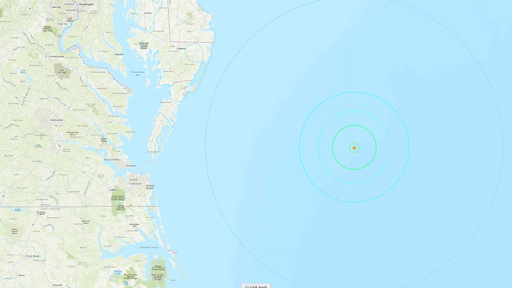 Maryland coast rattled by 4.7-magnitude earthquake: USGS | Fox News