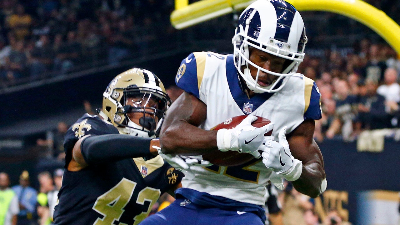 : Brandin Cooks Los Angeles Rams #12 Blue Youth 8-20